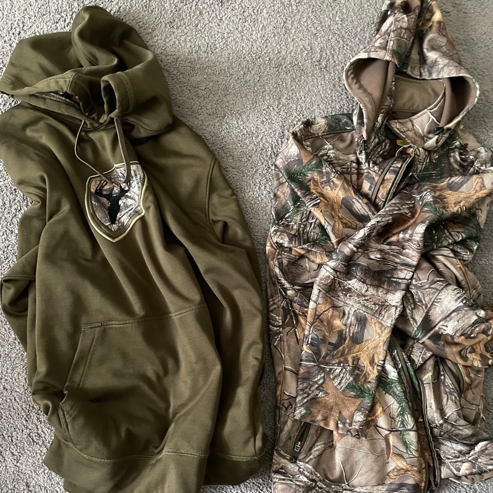 Scent Blocker Brown Hoodie & Realtree Camo Hoodie